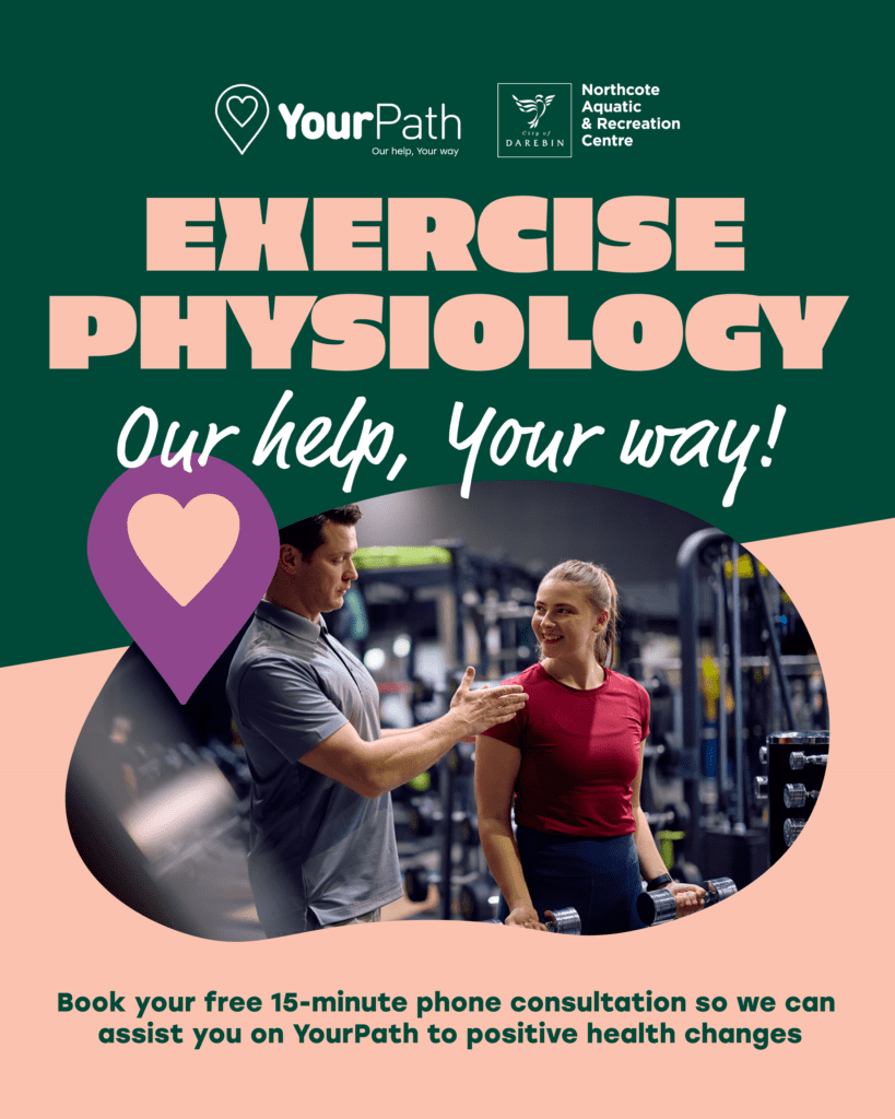 YourPath poster. Heading says 'Exercise Physiology'